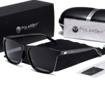 Okulary przeciwsłoneczne aluminiowe UV400 PolarSky w zestawie