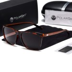 Okulary przeciwsłoneczne aluminiowe UV400 PolarSky w zestawie