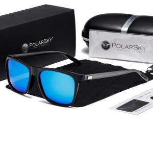 Okulary przeciwsłoneczne aluminiowe UV400 PolarSky w zestawie