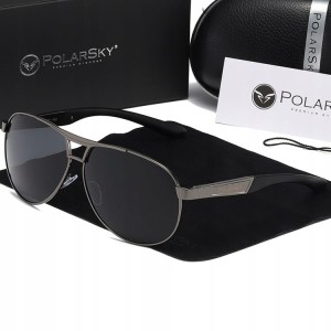 Okulary z polaryzacją UV400 aviator PolarSky