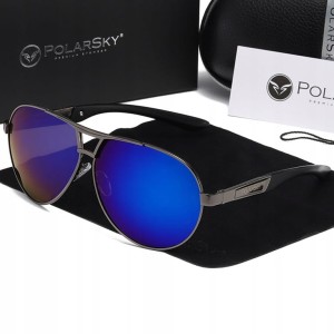 Okulary z polaryzacją UV400 aviator PolarSky
