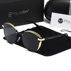 Okulary POLARSKY z polaryzacją UV400 damskie muchy